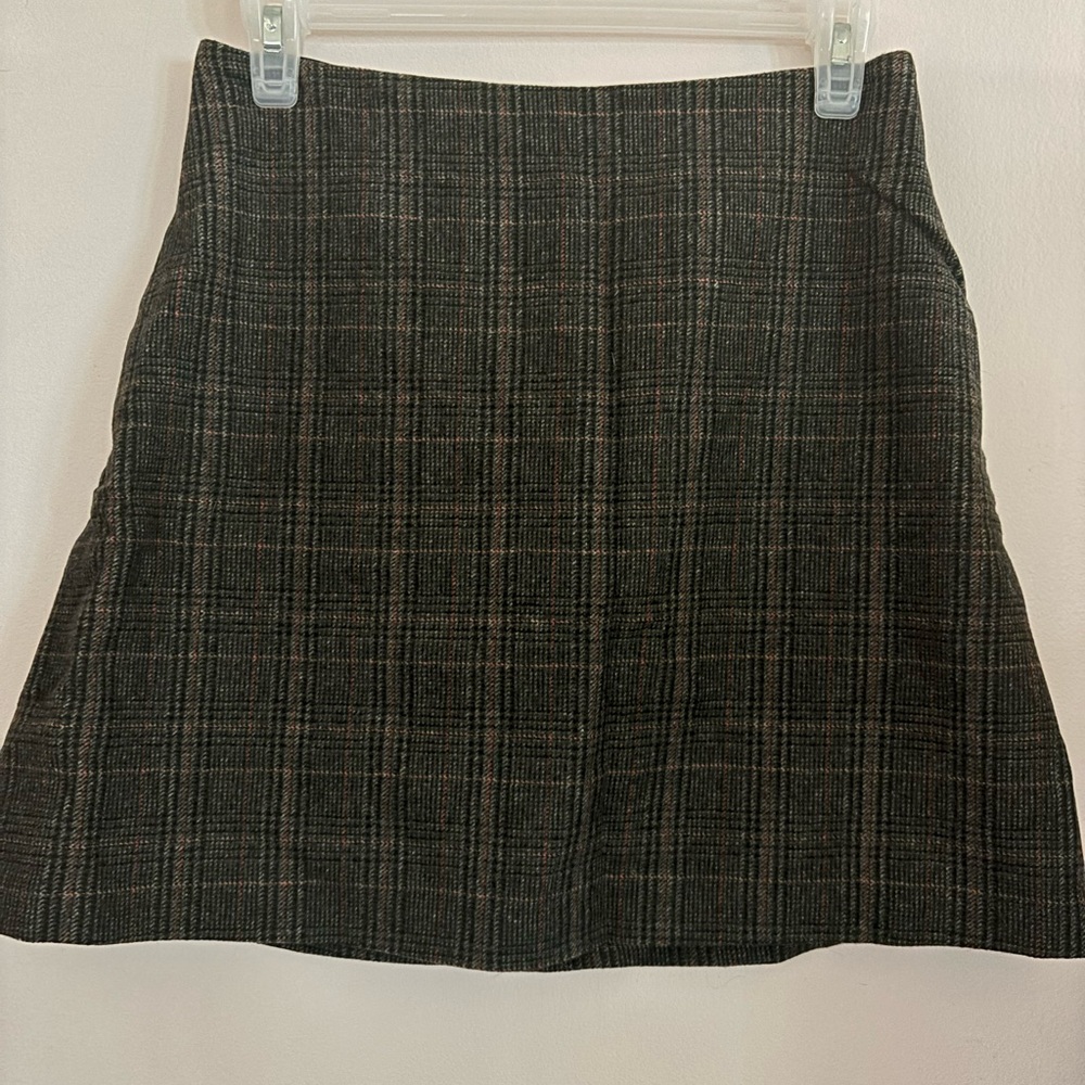 Aritzia Plaid Mini Skirt